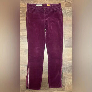 Pilcro & Anthropologie Cotton Blend Corduroy Stet Skinny Pants Size 27